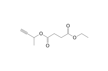 Succinic acid, but-3-yn-2-yl ethyl ester