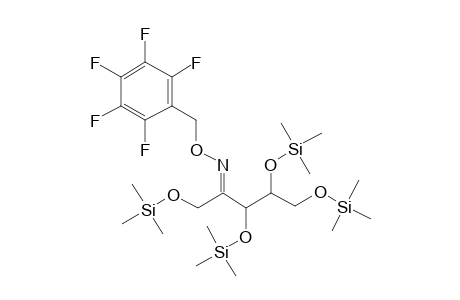 D-Xylulose, tetrakis(trimethylsilyl) ether, pentafluorobenzyloxime (isomer 1)