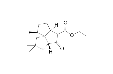 Ethyl 3-Oxo-6,9,9-trimethyltricyclo[6.3.0.0(4,8)]undecane2-carboxylate