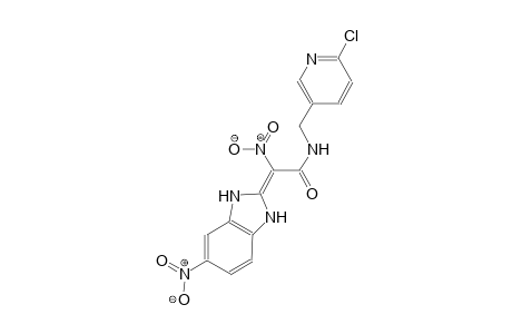 ethanamide, N-[(6-chloro-3-pyridinyl)methyl]-2-(1,3-dihydro-5-nitro-2H-benzimidazol-2-ylidene)-2-nitro-, (2Z)-