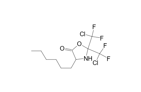 5-Oxazolidinone, 2,2-bis(chlorodifluoromethyl)-4-hexyl-