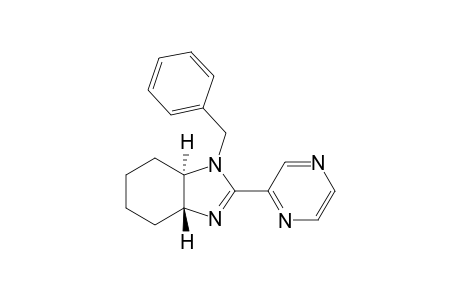 (3aR,7aR)-1-Benzyl-2-(pyrazin-2-yl)-3a,4,5,6,7,7a-hexahydro-1H-benzo[d]imidazole