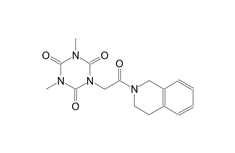 1,3,5-triazine-2,4,6(1H,3H,5H)-trione, 1-[2-(3,4-dihydro-2(1H)-isoquinolinyl)-2-oxoethyl]-3,5-dimethyl-