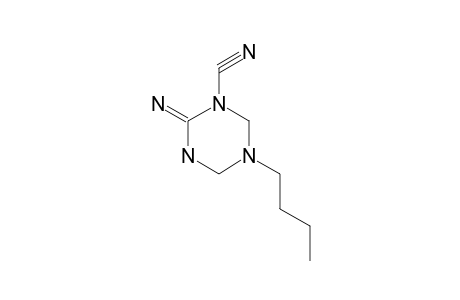 5-BUTYL-2-IMINOTETRAHYDRO-s-TRIAZINE-1(2H)-CARBONITRILE