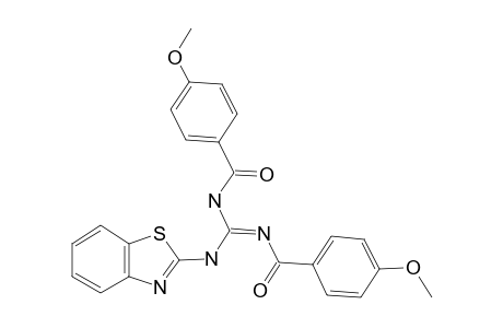 N-[1,3-benzothiazol-2-ylimino-[[(4-methoxyphenyl)-oxomethyl]amino]methyl]-4-methoxybenzamide