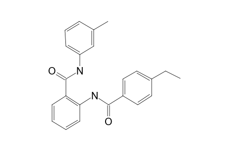 Benzamide, 2-[(4-ethylbenzoyl)amino]-N-(3-methylphenyl)-