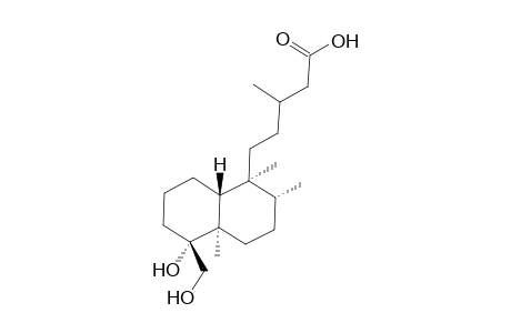 4a,18-dihydroxyclerodan-15-oic acid