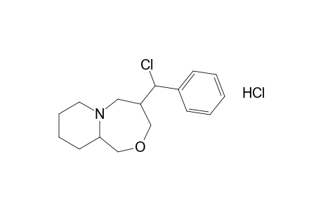 4-(a-chlorobenzyl)-3,4,5,7,8,9,10,10a-octahydro-1H-pyrido[2,1-c][1,4]oxazepin, hydrochloride