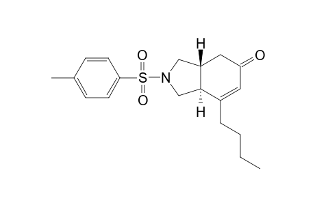 7-Butyl-2-tosyl-2,3,3a,4-tetrahydro-1H-isoindol-5(7aH)-one