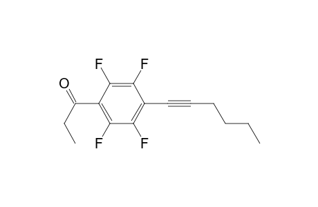 ETHYL_1-HEXYNYL-2,3,5,6-TETRAFLUOROPHENYL_KETONE