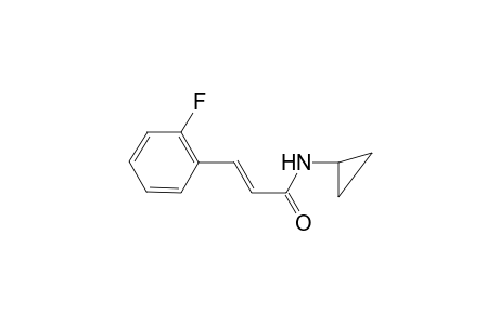 (2E)-N-cyclopropyl-3-(2-fluorophenyl)-2-propenamide