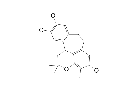 1,7,8,12B-TETRAHYDRO-2,2,4-TRIMETHYL-2H-BENZO-[6,7]-CYCLOHEPTA-[1,2,3-DE]-[1]-BENZOPYRAN-5,10,11-TRIOL