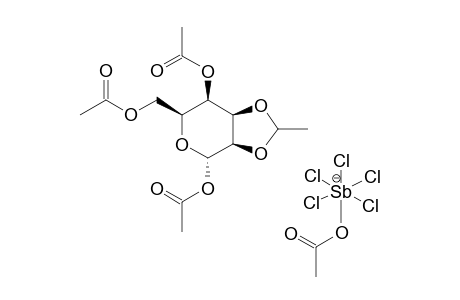2,3-O-ACETOXONIO-1,4,6-TRI-O-ACETYL-ALPHA-D-TALOPYRANOSYL-ACETOXOPENTACHLOROANTIMONATE