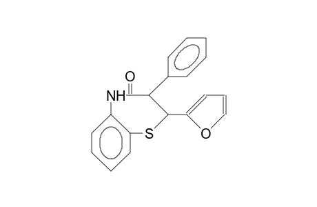 2-(2-Furyl)-3-phenyl-2,3,4,5-tetrahydro-1,5-benzothiazepin-4-on