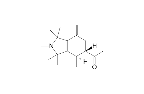 5-Acetyl-1,1,2,3,3,4-hexamethyl-7-methylene-2,3,4.alpha.,5.beta.,6,7-hexahydro-1H-isoindole