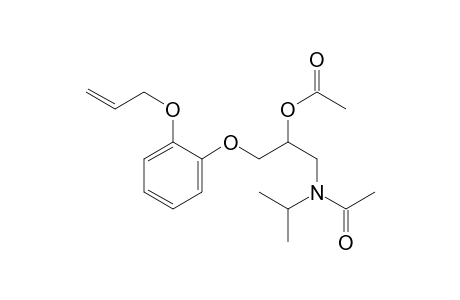 Oxprenolol, N,O-diacetyl deriv.