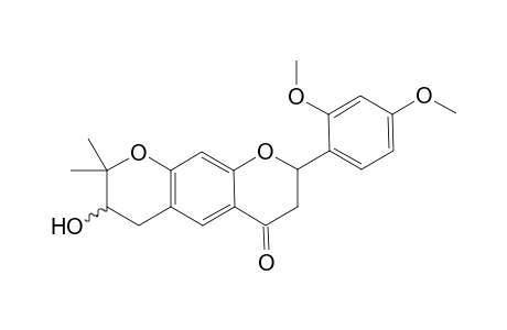 2,3,6,7-Tetrahydro-7-hydroxy-8,8-dimethyl-2-(2,4-dimethoxyphenyl)-4H,8H-benzo[b,b']dipyran-4-one