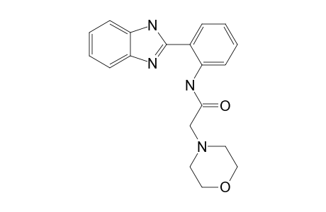 N-[2-(1H-Benzoimidazol-2-yl)-phenyl]-2-morpholin-4-ylacetamide