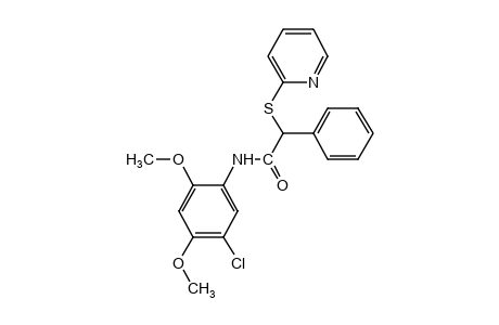 5'-chloro-2',4'-dimethoxy-2-phenyl-2-[(2-pyridyl)thio]acetanilide
