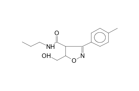 3-(4-METHYLPHENYL)-4-PROPYLCARBAMOYL-5-HYDROXYMETHYLISOXAZOLINE