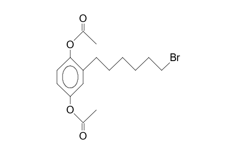 2-(6-Bromo-hexyl)-hydrochinone diacetat