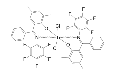 BIS-[2,4-DIMETHYL-6-[PHENYL-(PENTAFLUOROPHENYLIMINO)-METHYL]-PHENOLATO]-DICHLOROTITANIUM