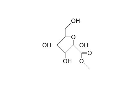 .alpha.-2-Carboxymethyl-D-arabinofuranose