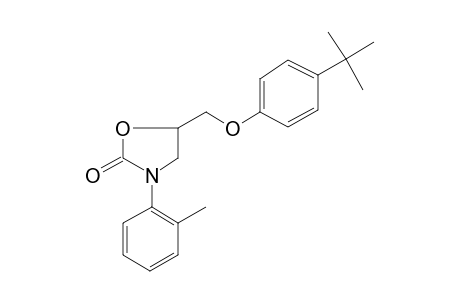 5-(p-Tert-butylphenoxymethyl)-3-(o-tolyl)-2-oxazolidone