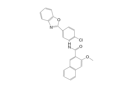 2-naphthalenecarboxamide, N-[5-(2-benzoxazolyl)-2-chlorophenyl]-3-methoxy-