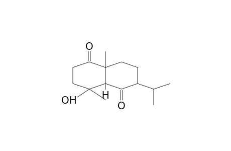 1,5-NAPHTALENEDIONE, OCTAHYDRO-8-HYDROXY-4a,8-DIMETHYL-2-(1-METHYLETHYL)-