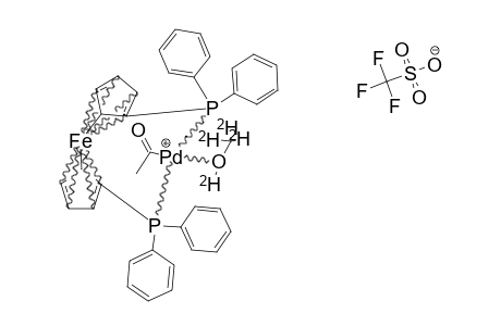 [(DPPF)PD(C(O)CH3(CD3OD)]-[CF3SO3]