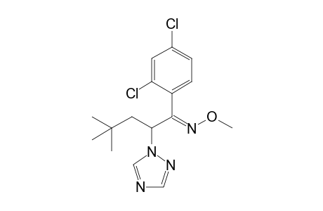 1-Pentanone, 1-(2,4-dichlorophenyl)-4,4-dimethyl-2-(1H-1,2,4-triazol-1-yl)-, O-methyloxime