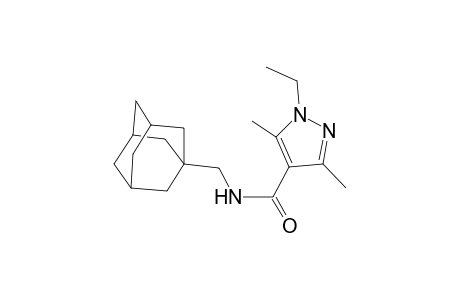 N-(1-adamantylmethyl)-1-ethyl-3,5-dimethyl-1H-pyrazole-4-carboxamide