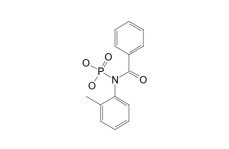 N-BENZOYL-N-(2-METHYLPHENYL)-PHOSPHORAMIDIC-ACID