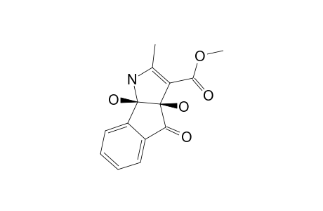 (3A-CIS)-1,3A,4,8B-TETRAHYDRO-3A,8B-DIHYDROXY-2-METHYL-4-OXAINDENO-[1,2-B]-PYRROLE-3-CARBOXYLIC-ACID-METHYLESTER