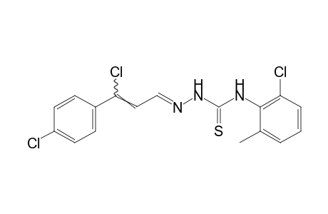 p, beta-dichlorocinnamaldehyde, 4-(6-chloro-o-tolyl)-3-thiosemicarbazone