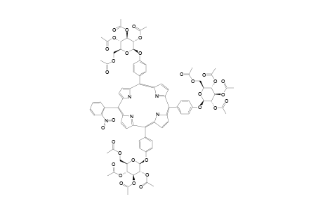 5-(2-NITROPHENYL)-10,15,20-TRIS-[4-(2',3',4',6'-TETRA-O-ACETYL-BETA-D-GLUCOPYRANOSYLOXY)-PHENYL]-PORPHYRIN