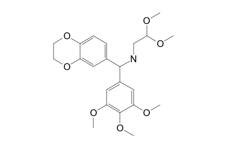 6-(1-(N-(2-Dimethoxyethyl)amino)-1-(3,4,5-trimethoxyphenyl)-2,3-dihydro-1,4-benzodioxin