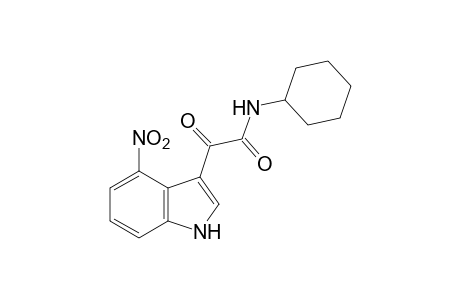 N-cyclohexyl-4-nitro-3-indoleglyoxylamide