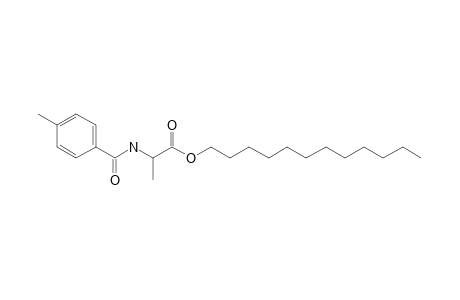 L-Alanine, N-(p-toluoyl)-, dodecyl ester