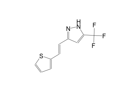 3-[(E)-2-(2-thienyl)ethenyl]-5-(trifluoromethyl)-1H-pyrazole