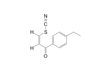 thiocyanic acid, cis-2-(p-ethylbenzoyl)vinyl ester