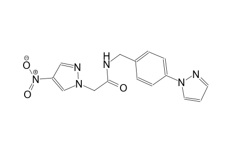 2-(4-nitro-1H-pyrazol-1-yl)-N-[4-(1H-pyrazol-1-yl)benzyl]acetamide