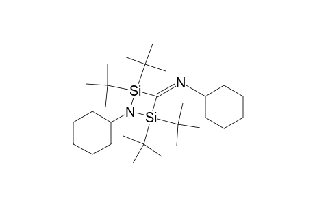 2,2,4,4-TETRA-TERT.-BUTYL-N-1-DICYCLOHEXYL-1,2,4-AZADISILETAN-3-IMINE