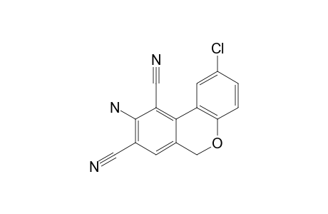 9-Amino-2-chloro-6H-benzo[c]chromene-8,10-dicarbonitrile