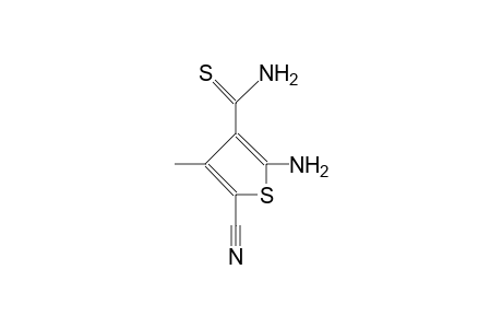 2-AMINO-5-CYANO-4-METHYLTHIO-3-THIOPHENECARBOXAMIDE