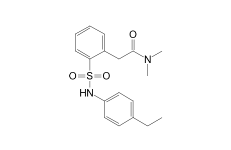 2-[2-(N-4-Ethylphenyl)sulfamoyl]phenyl-N,N-dimethylacetamide