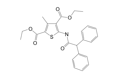 2-(Diphenylacetamido)-4-methyl-3,5-bis(ethoxycarbonyl)-thiophene