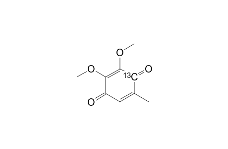 (4-C-13)-2,3-DIMETHOXY-5-METHYL-2,5-CYCLOHEXADIENE-1,4-DIONE