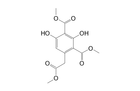4-(carboxymethyl)-2,6-dihydroxyisophthalic acid, trimethyl ester